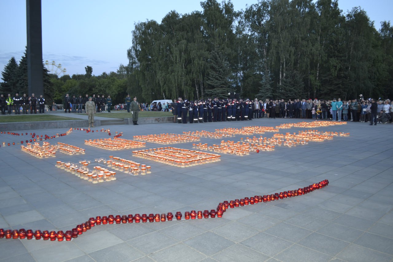 Вечером 21 июня в Йошкар-Оле зажгут около 2 000 свечей памяти